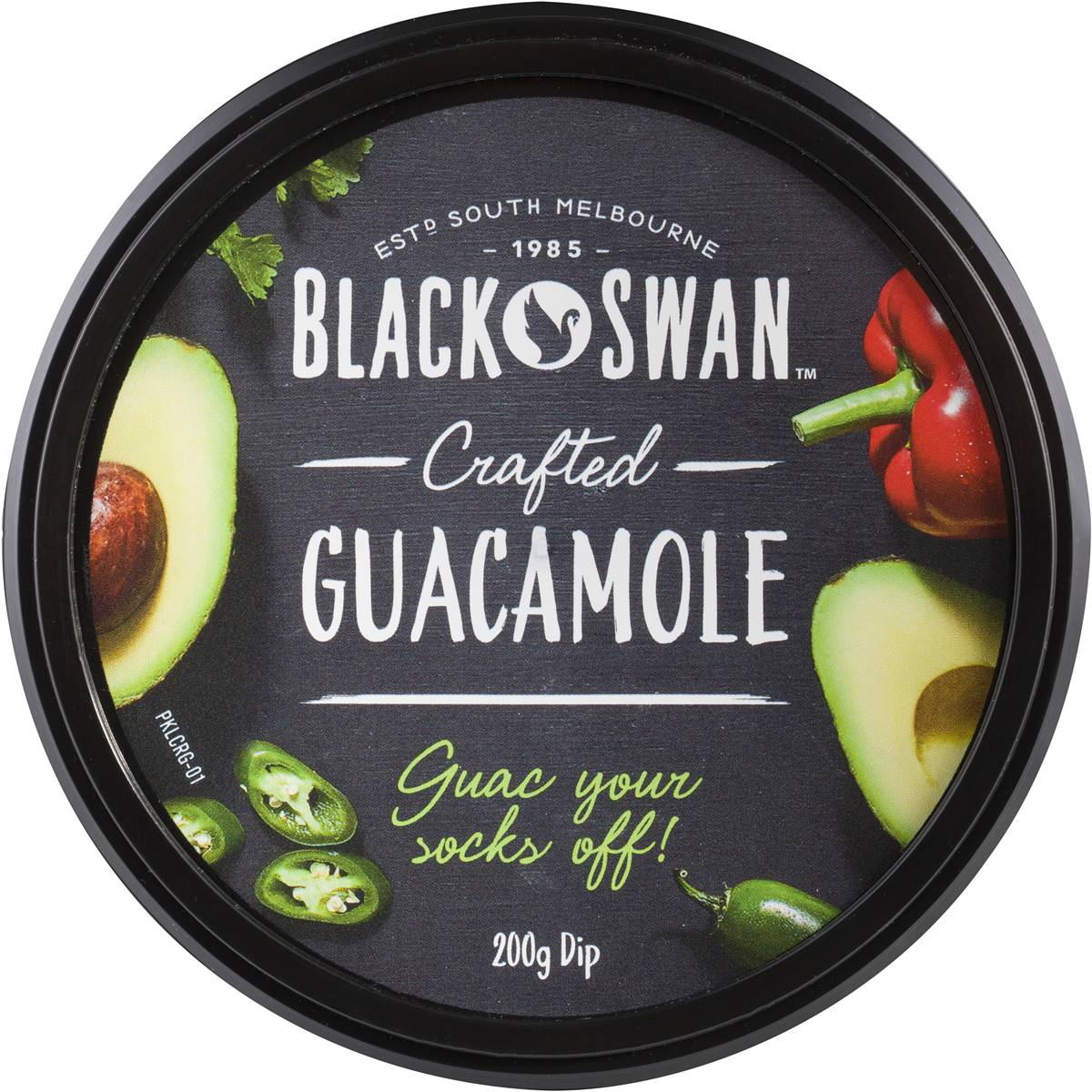 Black Swan Dip Crafted Guacamole Smooth & Zesty 200g Woolworths