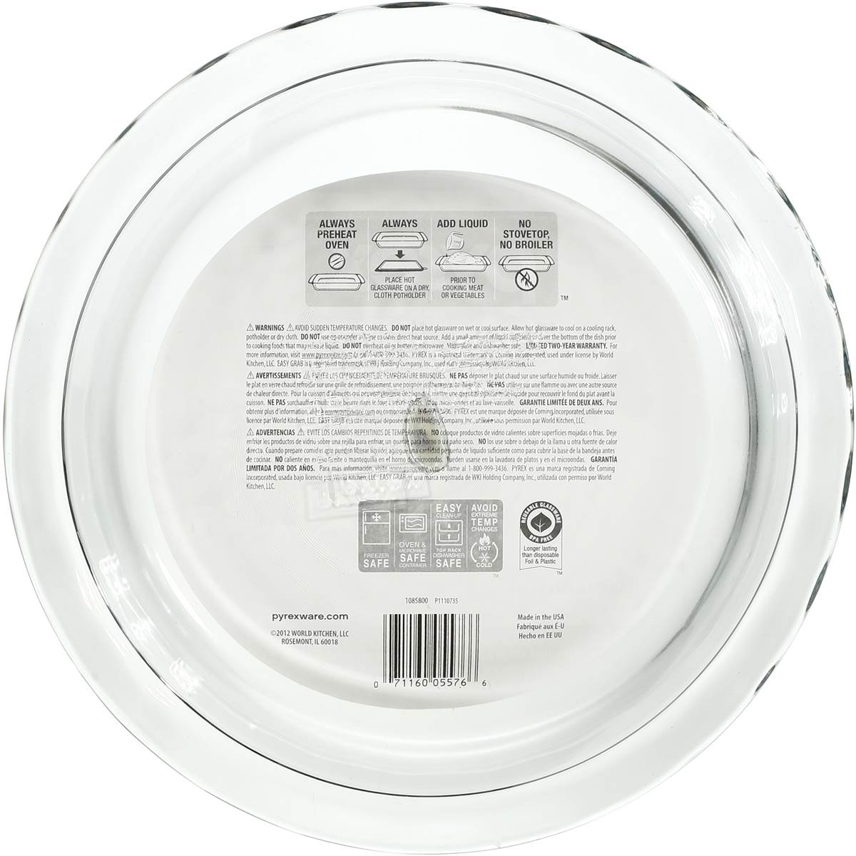 Pyrex 24cm Easygrab Pie Plate Each Woolworths