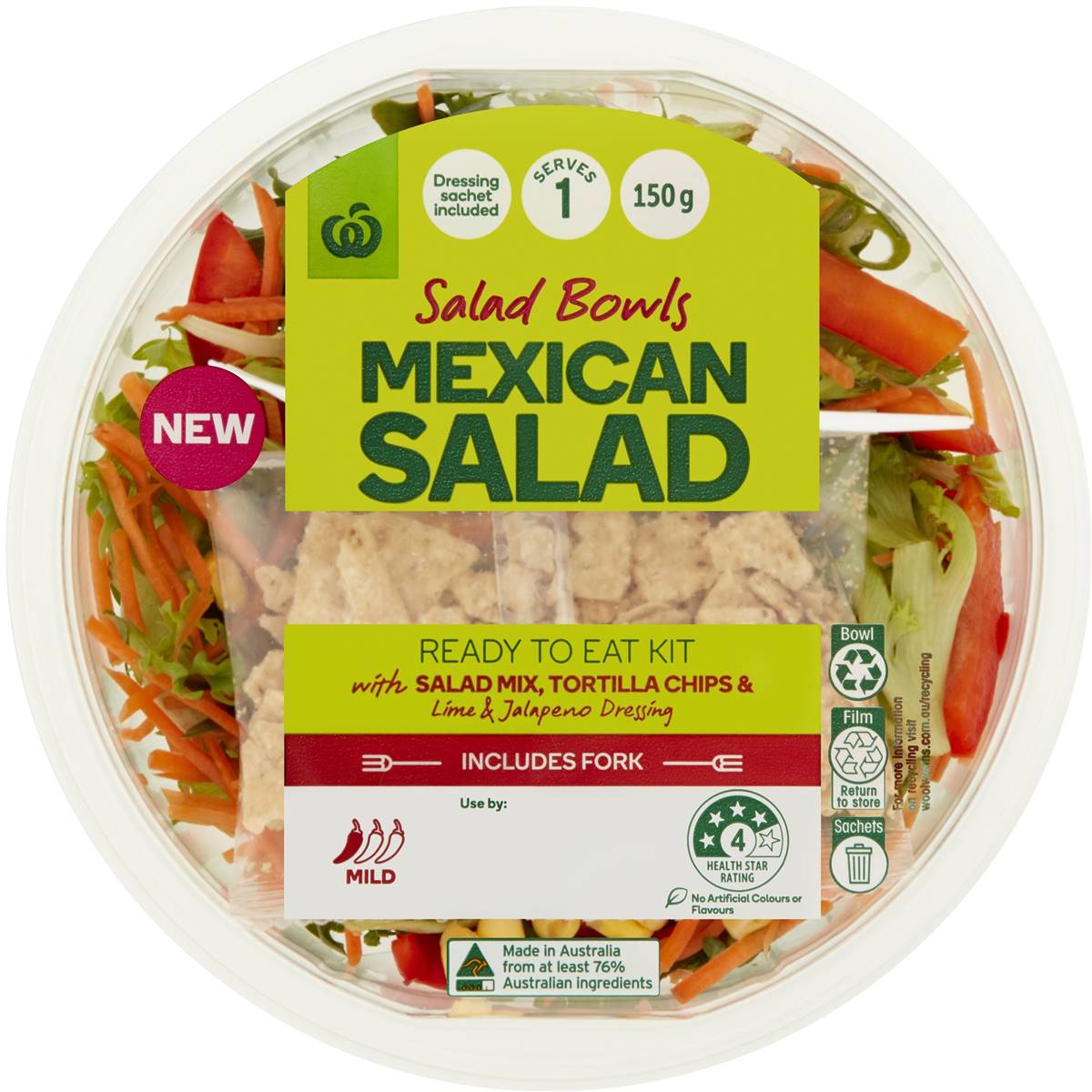 Woolworths Mexican Salad Bowl 150g Woolworths