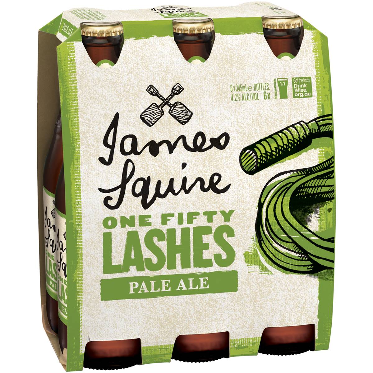 James Squire 150 Lashes Pale Ale Bottle 345ml Woolworths   705049 2 