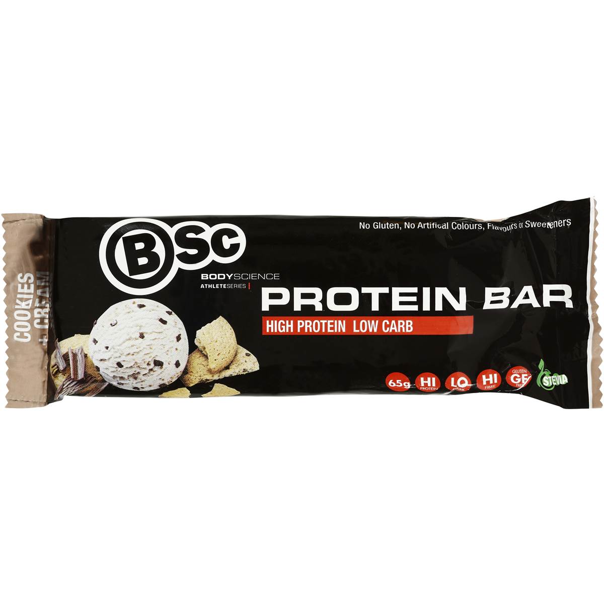 protein bar cookies & cream