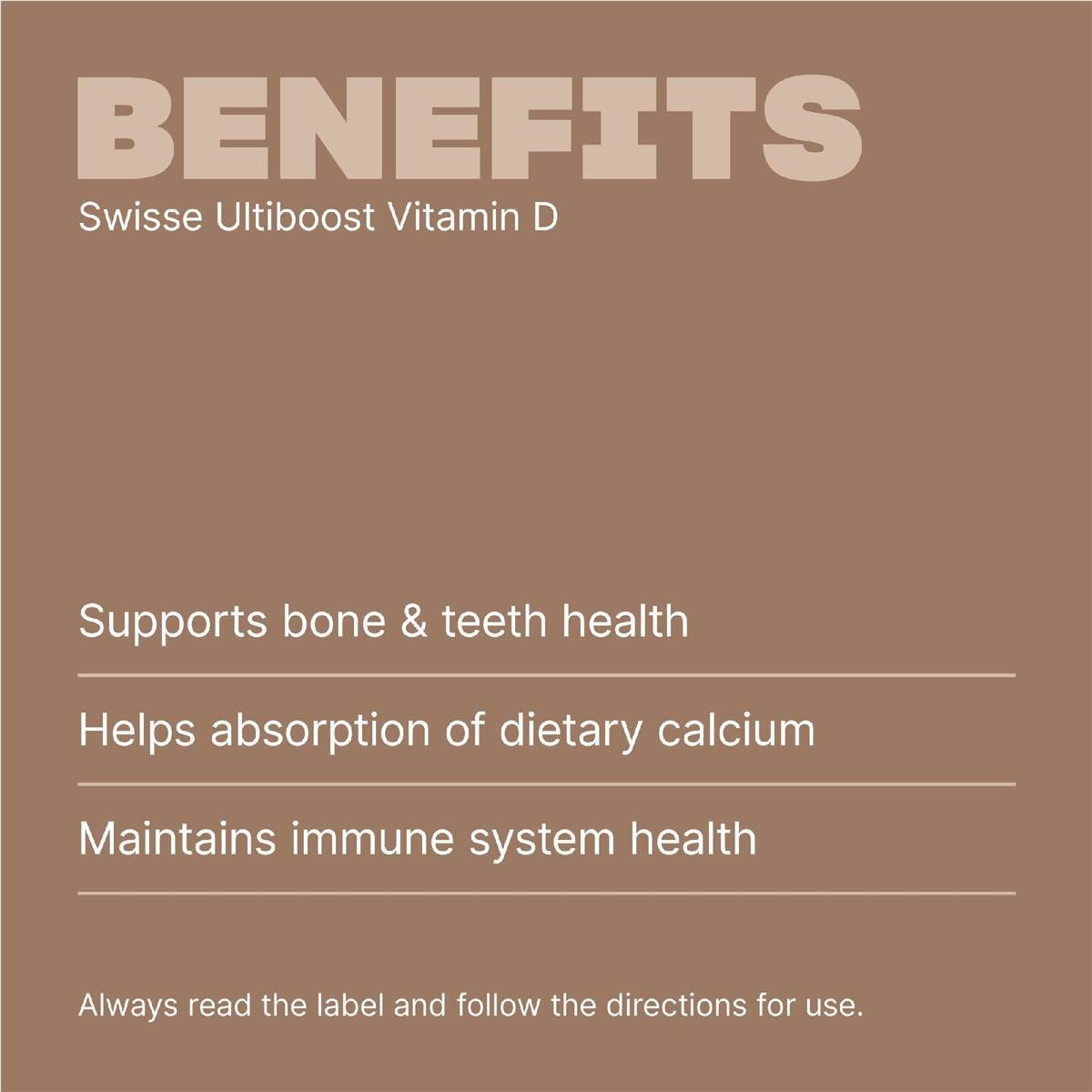 Swisse Ultiboost Vitamin D Capsules For Bone And Muscle Health 250 Pack ...