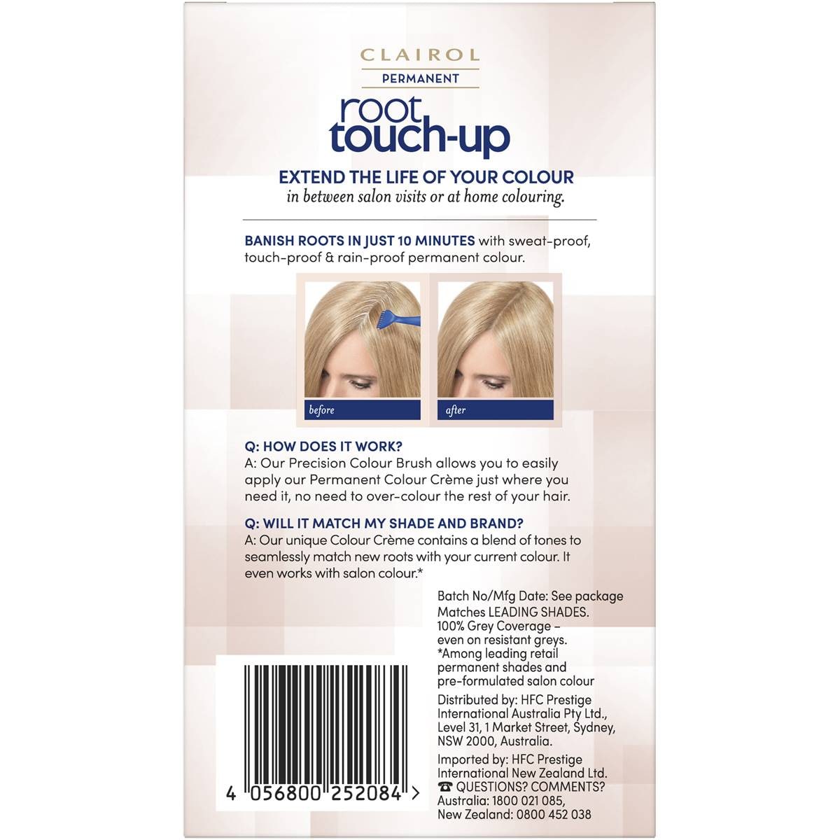 Clairol Root Touch Up Ash Blonde 9 Each Woolworths