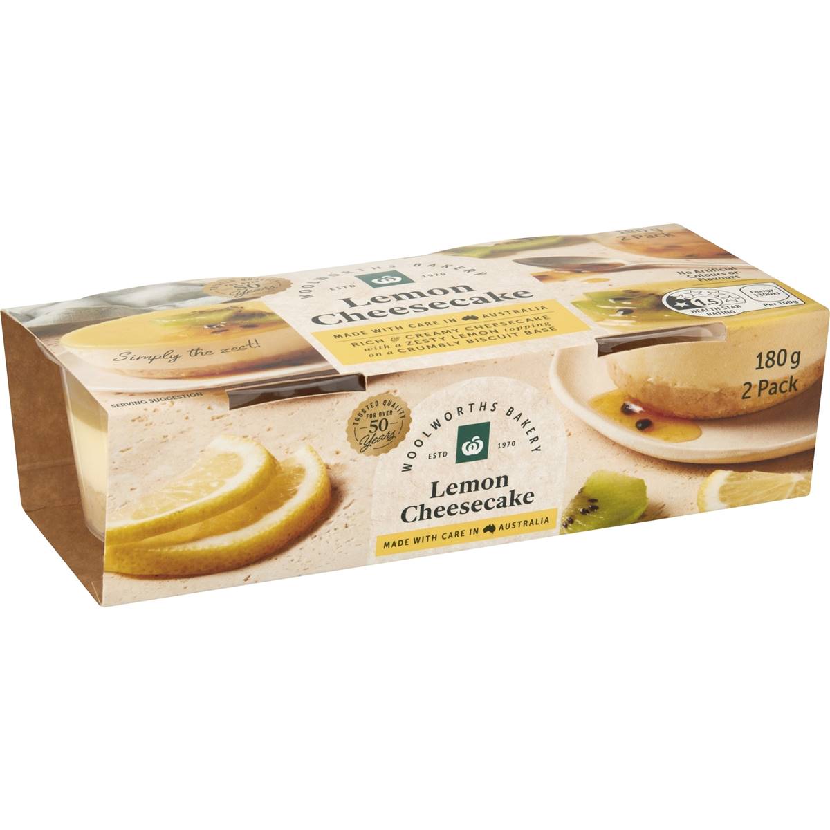 Woolworths Lemon Cheesecake