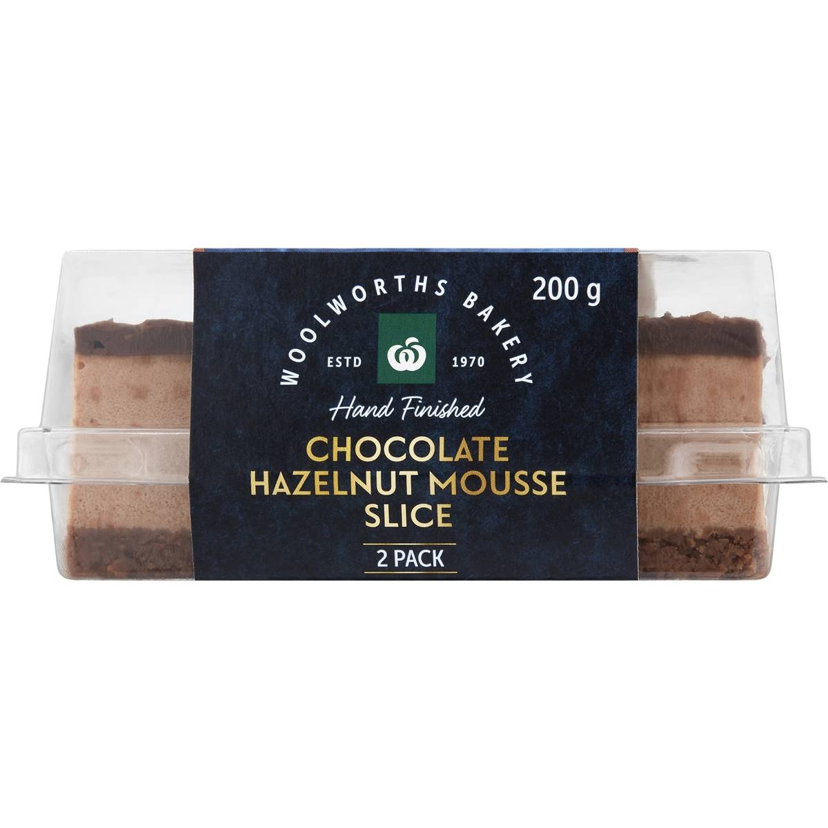 Woolworths Chocolate And Hazelnut Mousse Slice 2 Pack Woolworths 8800