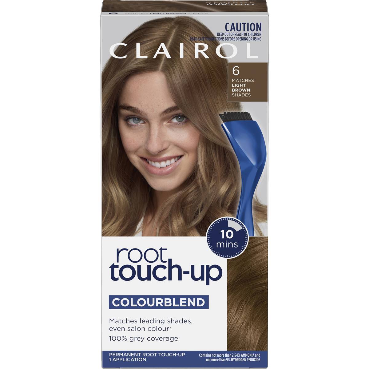 Clairol Root Touch Up Permanent 6 Light Brown Hair Colour Each Woolworths