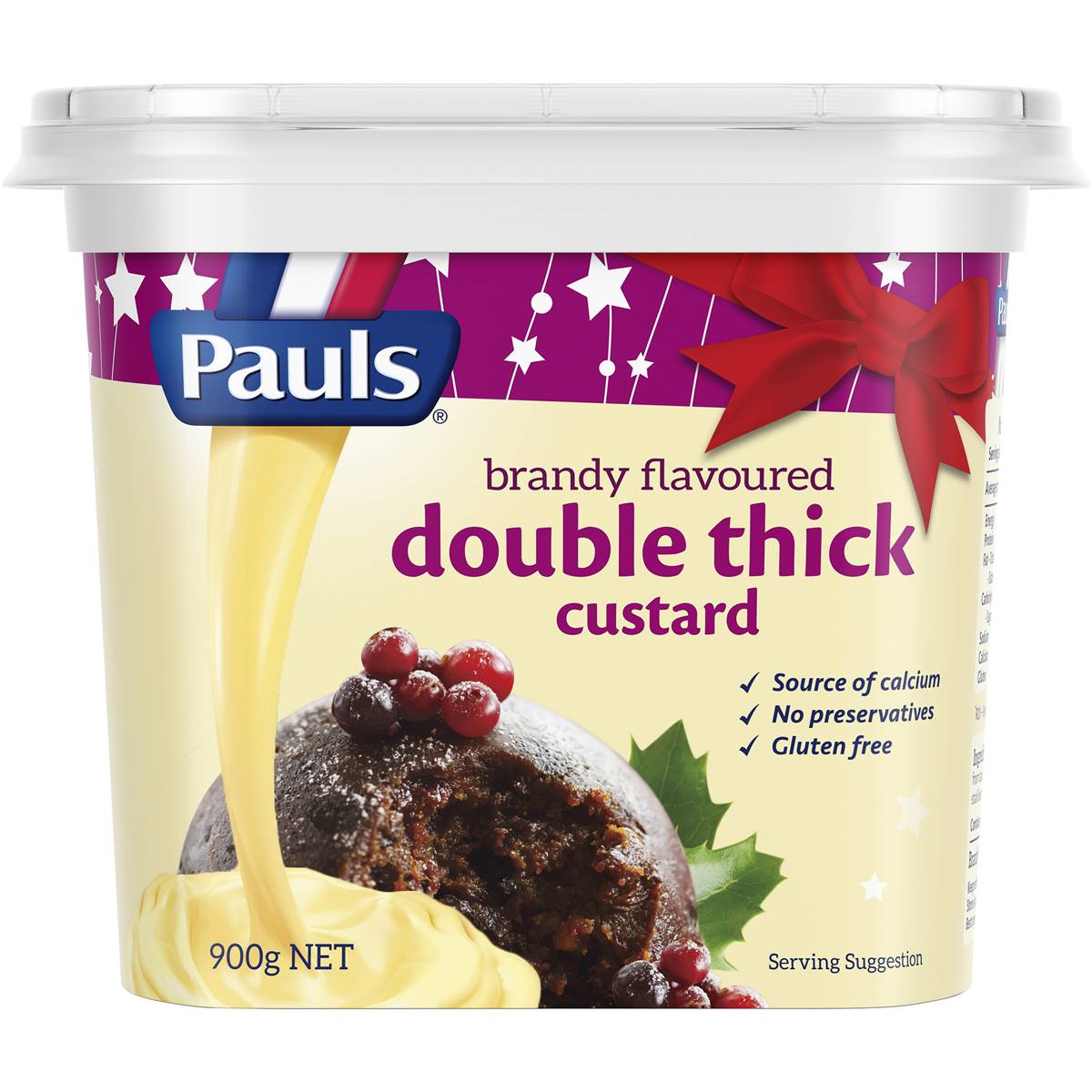 Pauls Brandy Flavoured Double Thick Custard 900g Woolworths