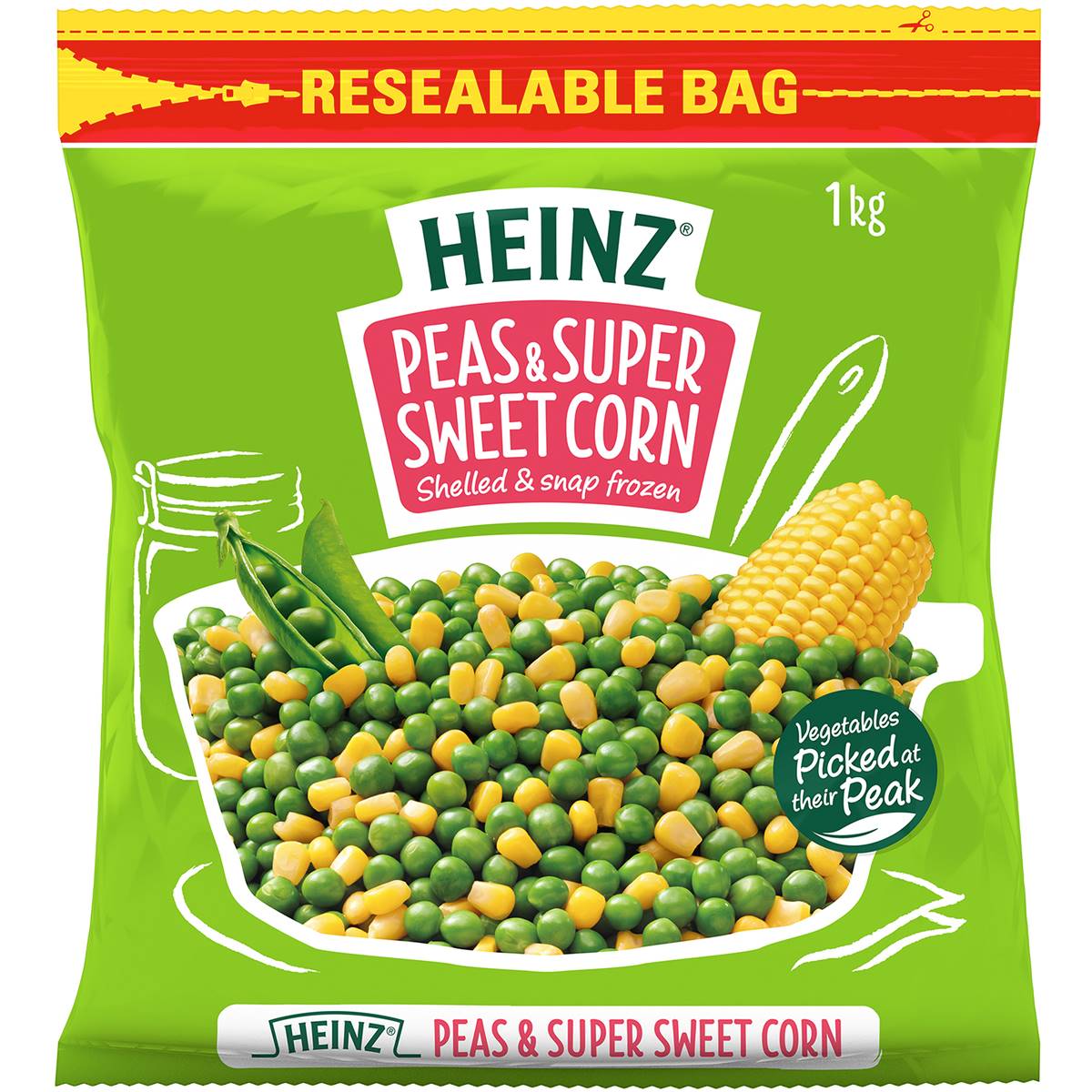 Heinz Mixed Vegetables Peas & Super Sweet Corn 1kg Woolworths