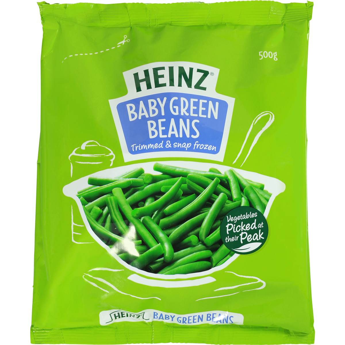 Heinz Beans Baby Greens 500g Woolworths
