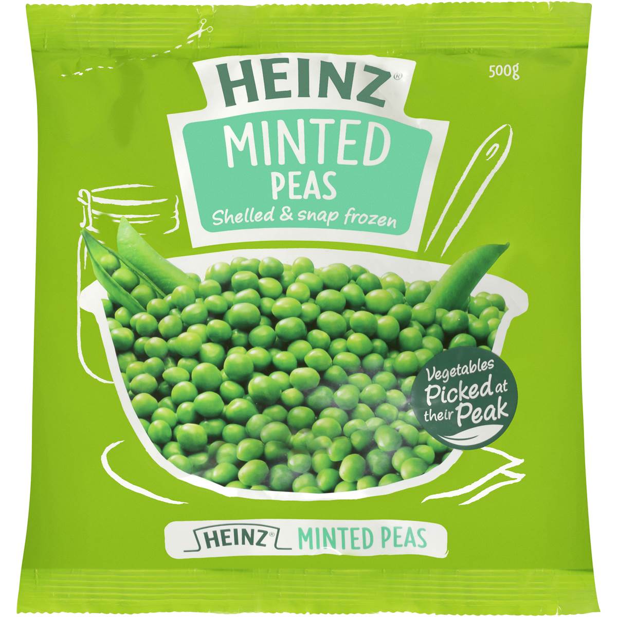 Heinz Peas Minted 500g Woolworths