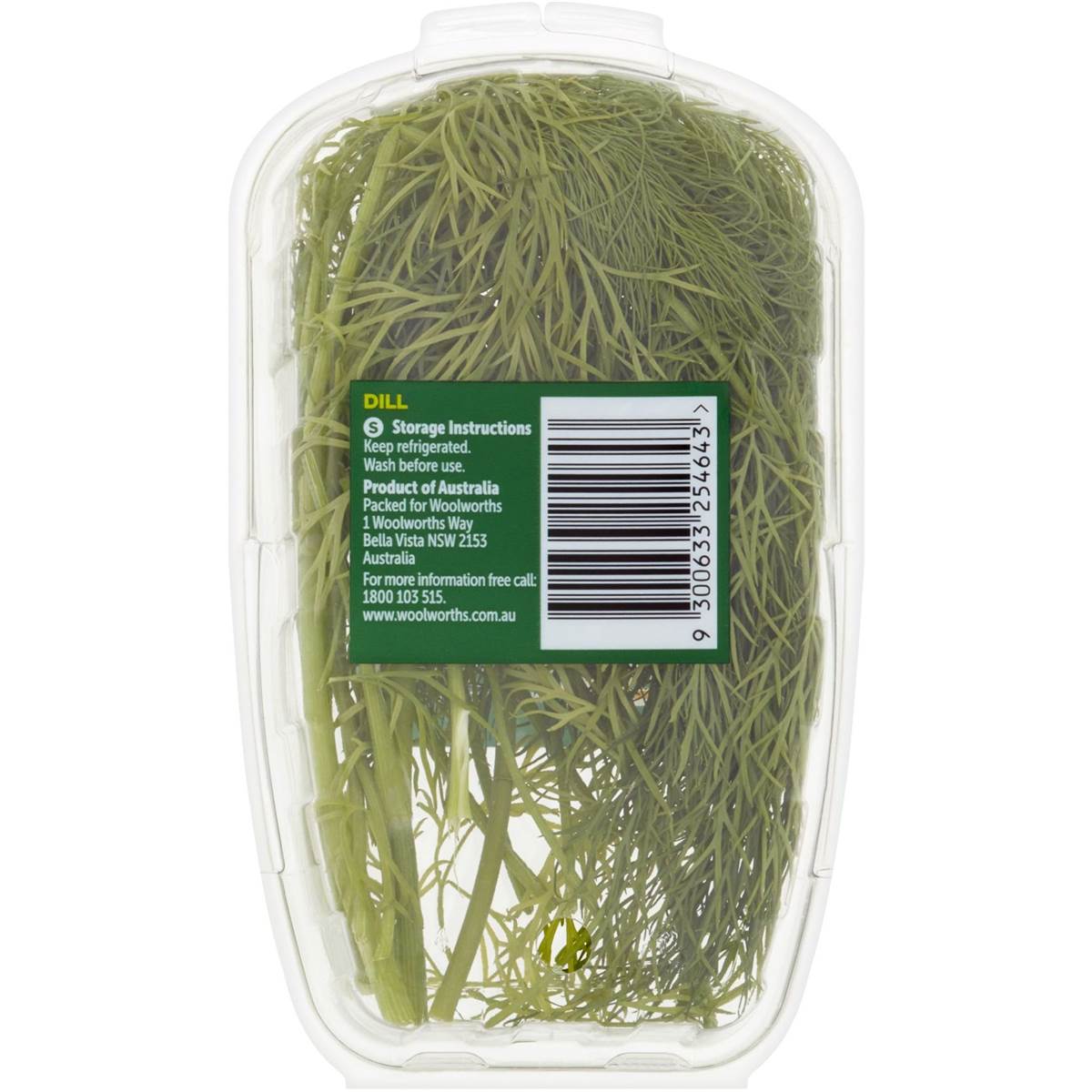 Woolworths Dill Fresh Herb 15g Woolworths