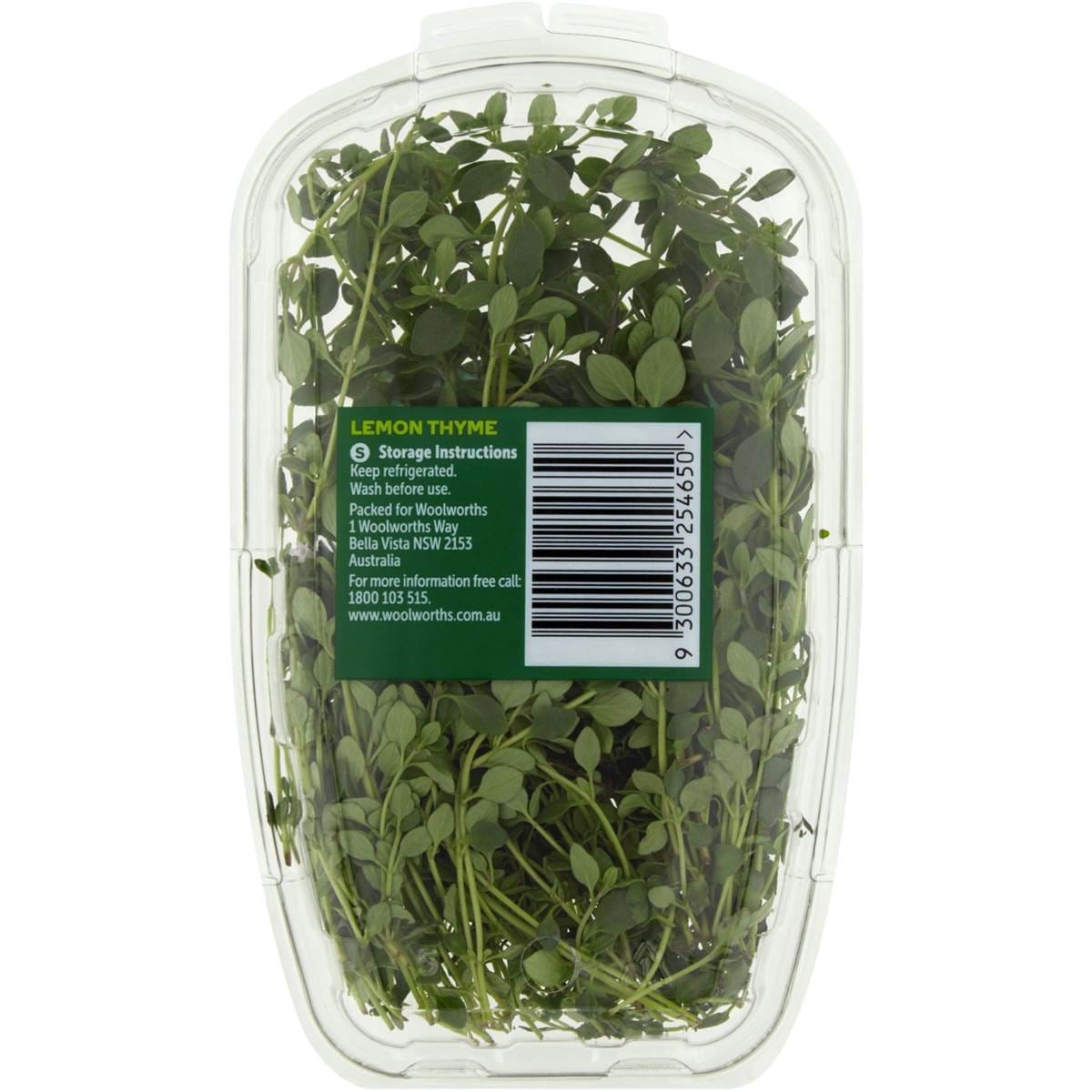 Woolworths Lemon Thyme Fresh Herb 10g Woolworths