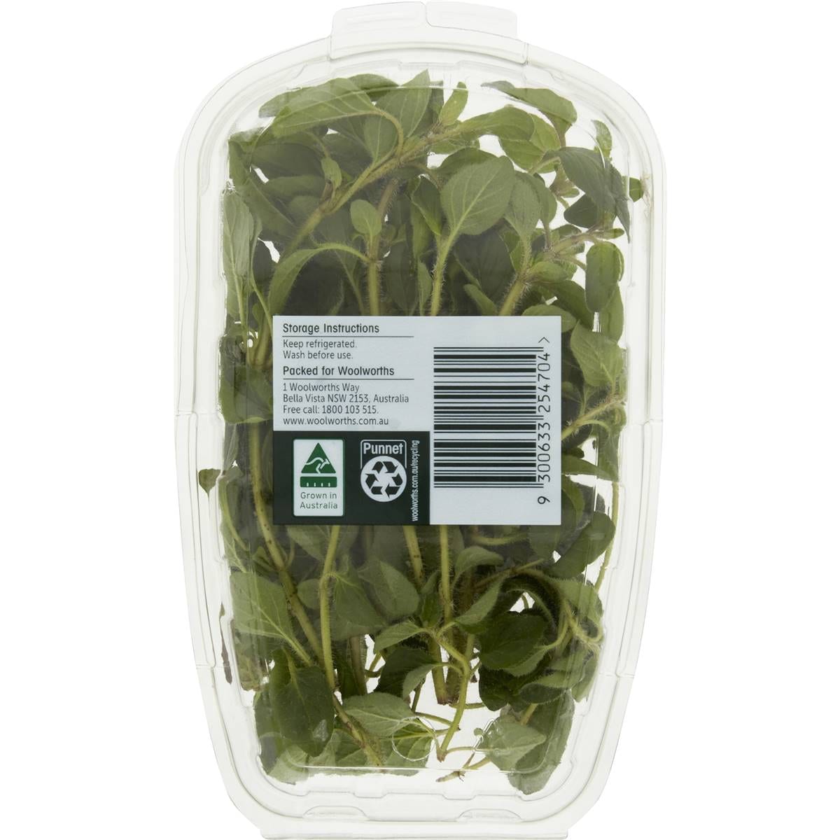 Woolworths Oregano Fresh Herb 10g Woolworths