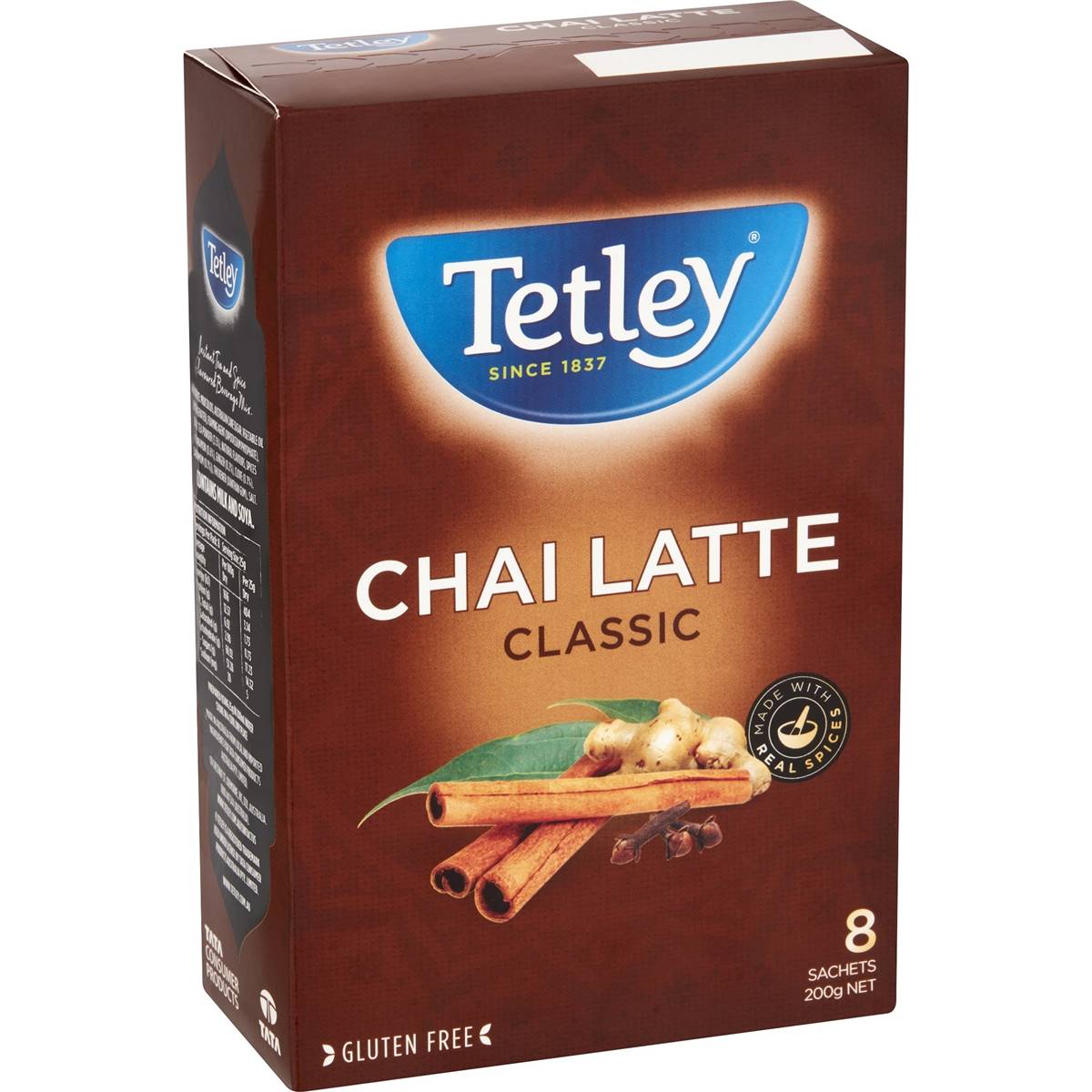 Tetley Chai Latte Classic Sachets 8 Pack Woolworths