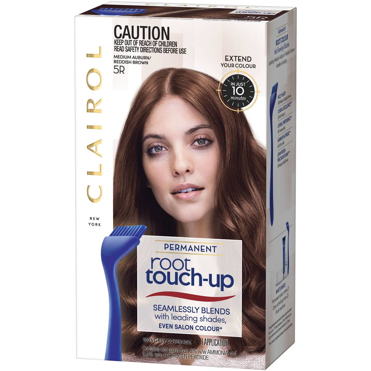 Clairol Root Touch Up Medium Auburn 5 Each Woolworths