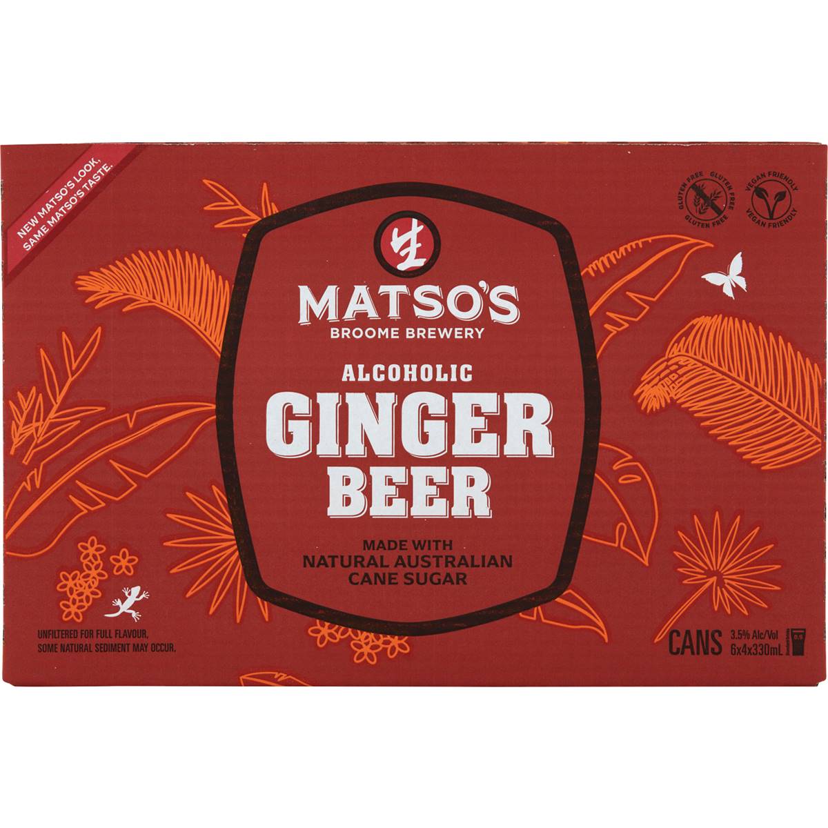 Matso's Ginger Beer Bottle 330ml Woolworths