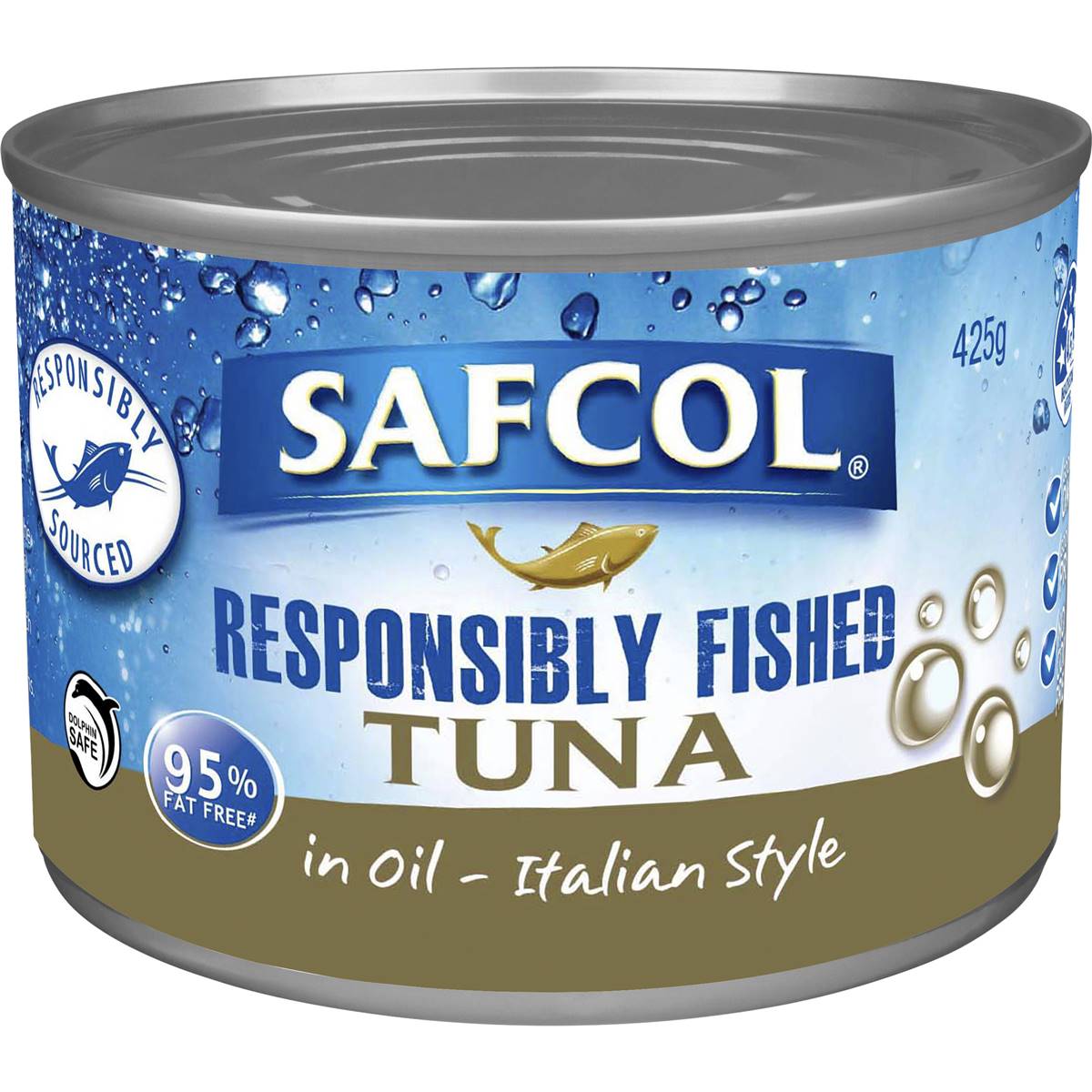 Safcol Responsibly Fished Tuna In Oil Italian Style 425g Woolworths