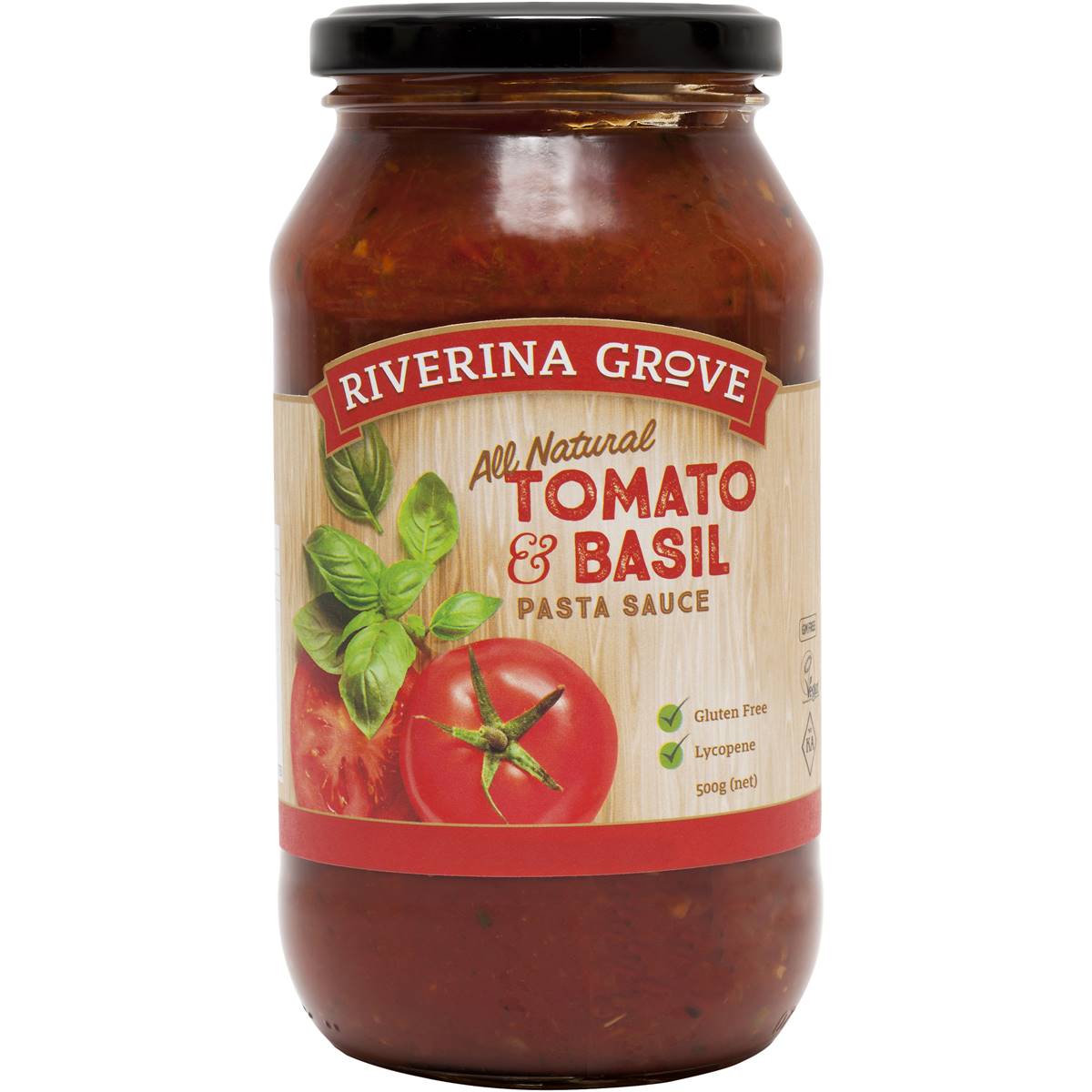 Riverina Grove Tomato & Basil Pasta Sauce