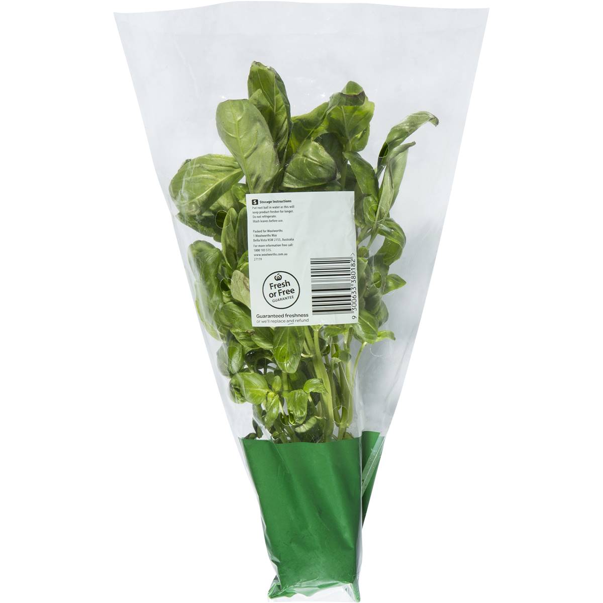 Select Living Green Basil Bunch Woolworths