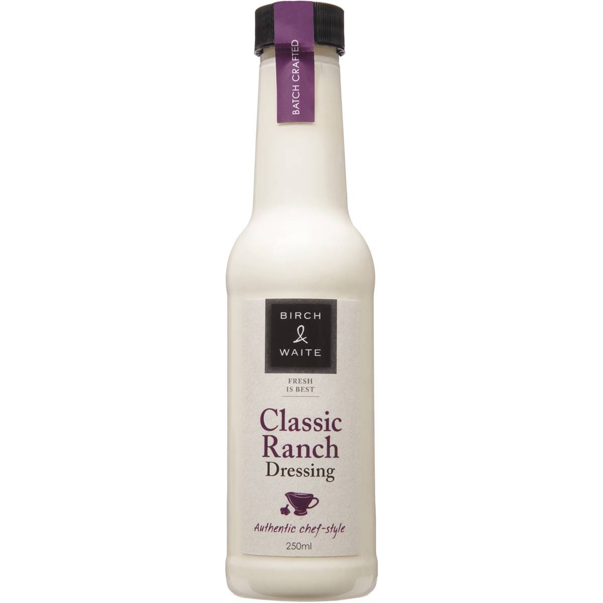 Birch & Waite Classic Ranch Dressing 250ml Woolworths