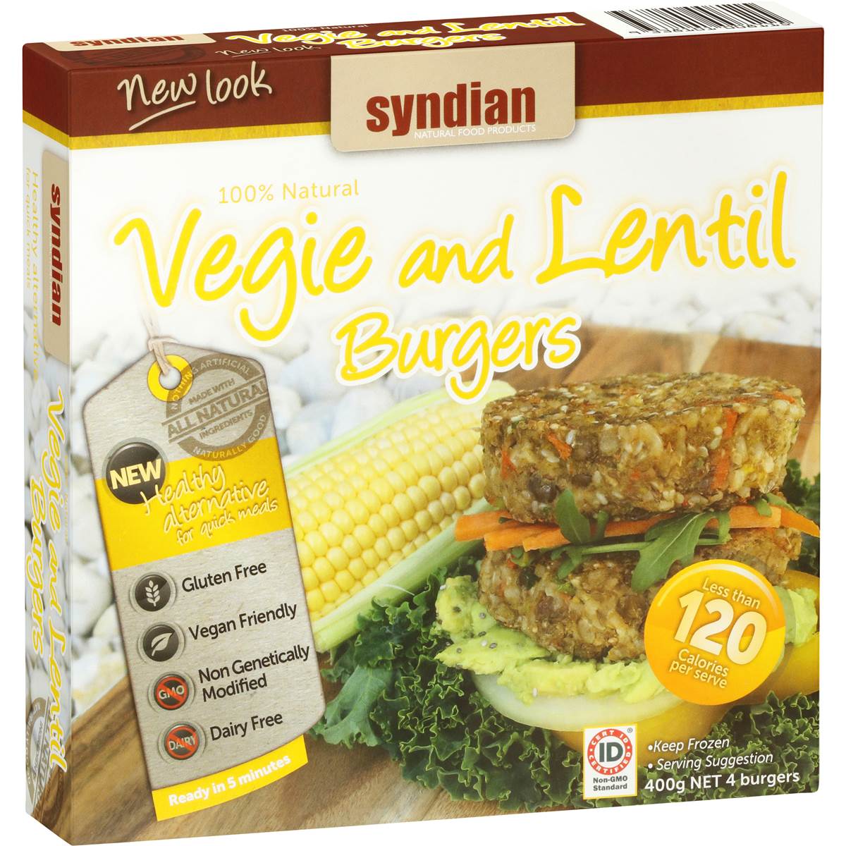Syndian Lighter Vegetarian Lentil Burger Patties 400g Woolworths