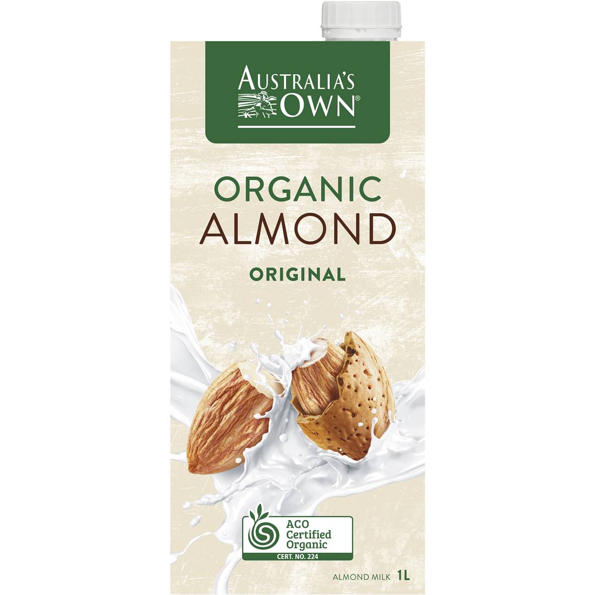 Australia's Own Organic Almond Milk 1l Woolworths