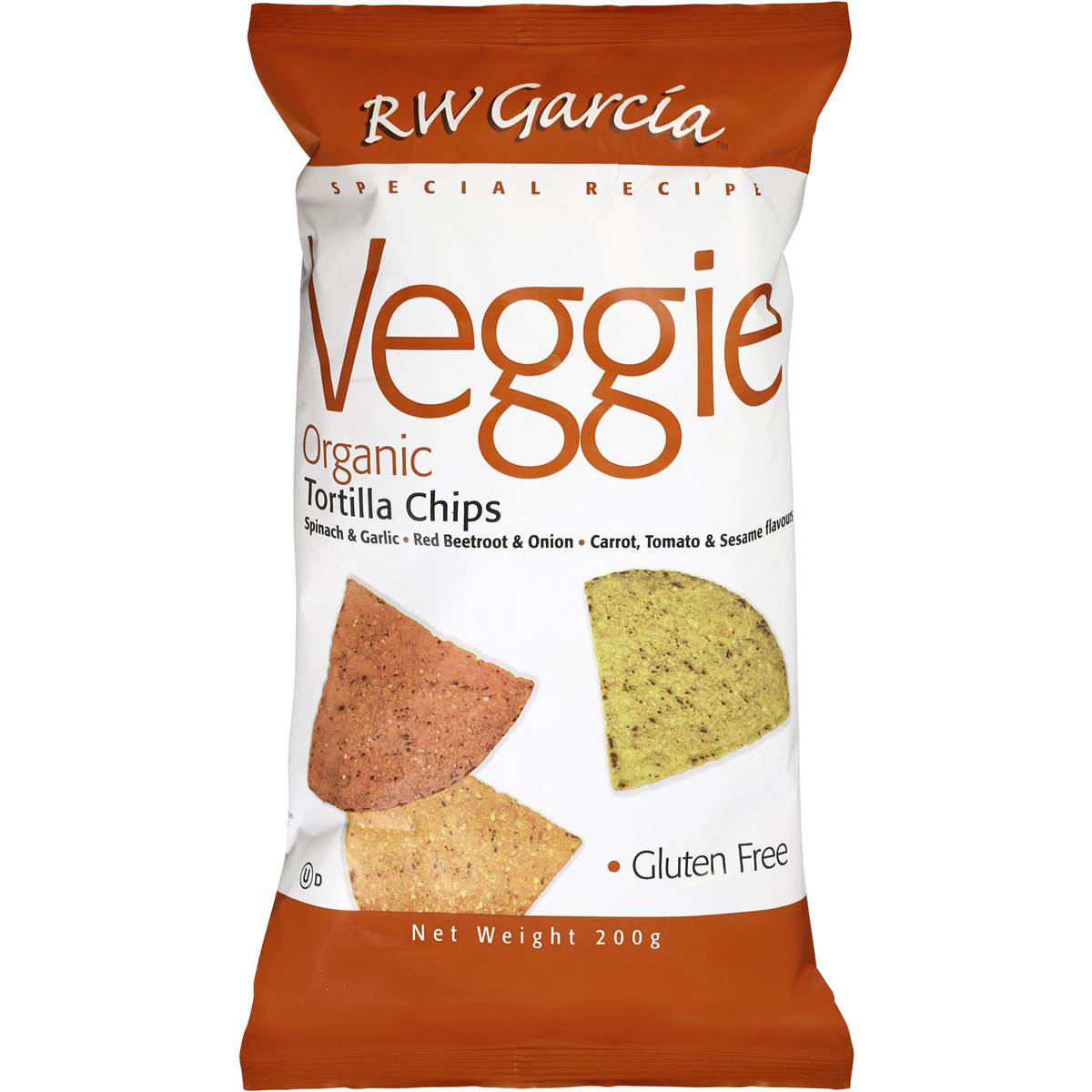 Rw Garcia Tortilla Chips Organic Veggie 200g Woolworths