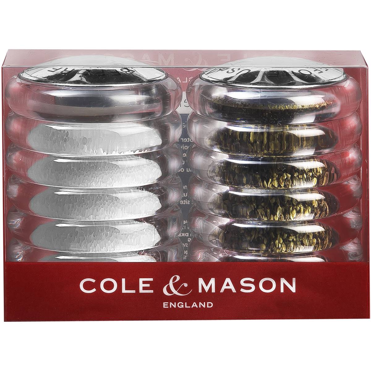 Cole & Mason Beehive Acrylic Salt & Pepper Shaker Set Woolworths