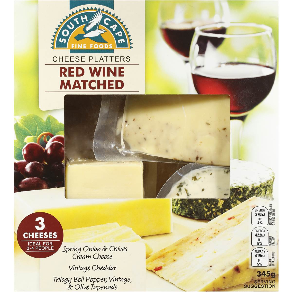 South Cape Red Wine Matched Selection 345g | Woolworths