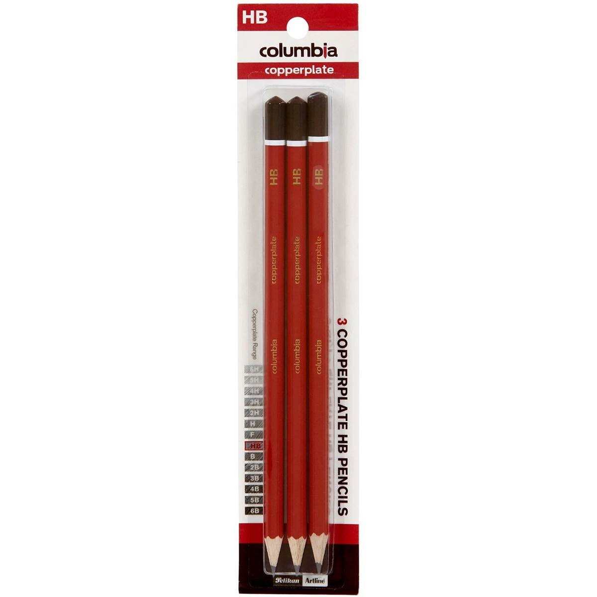 Columbia Hb Lead Pencil 3 Pack Woolworths