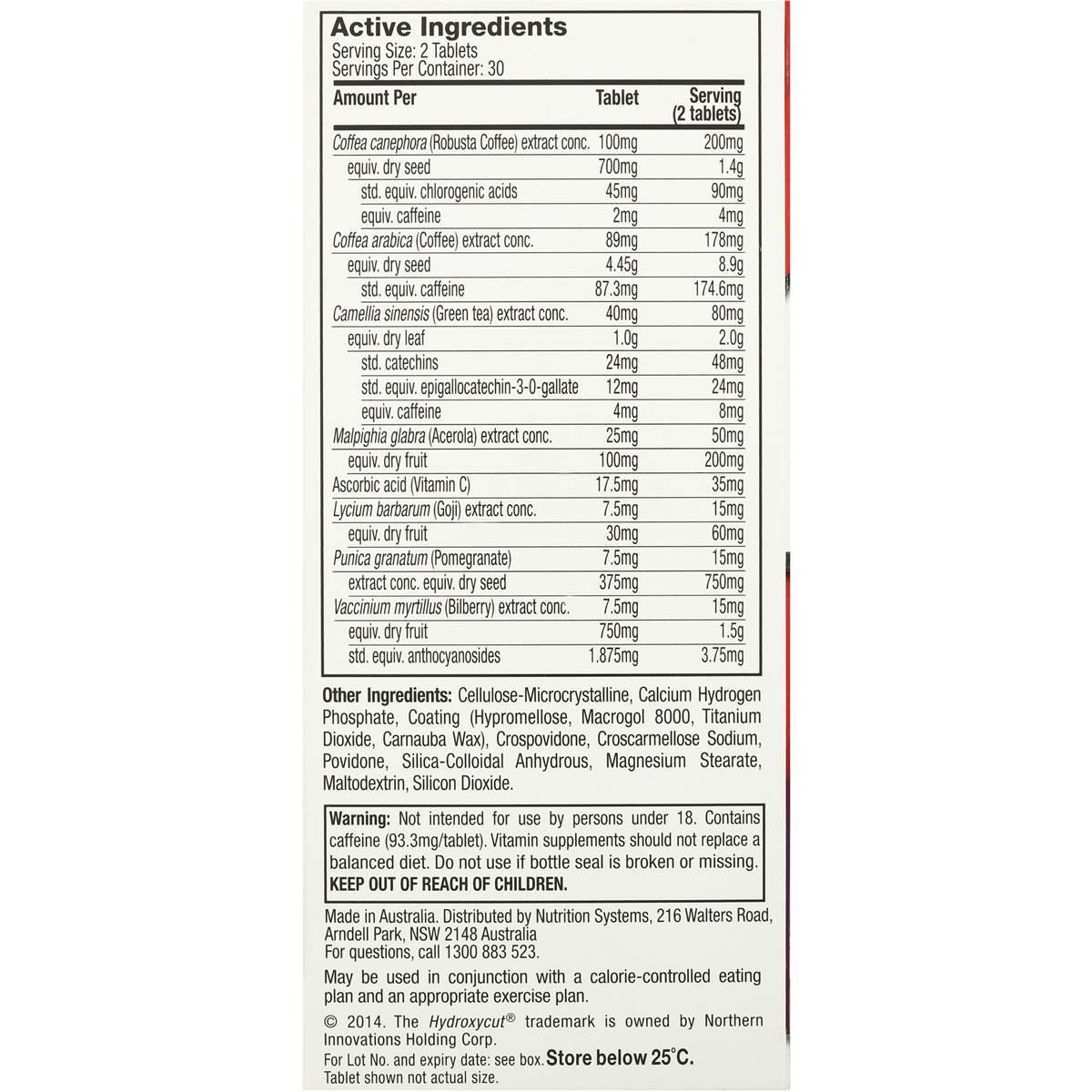 Hydroxycut Pro Clinical Supports Weight Loss 60 Pack | Woolworths