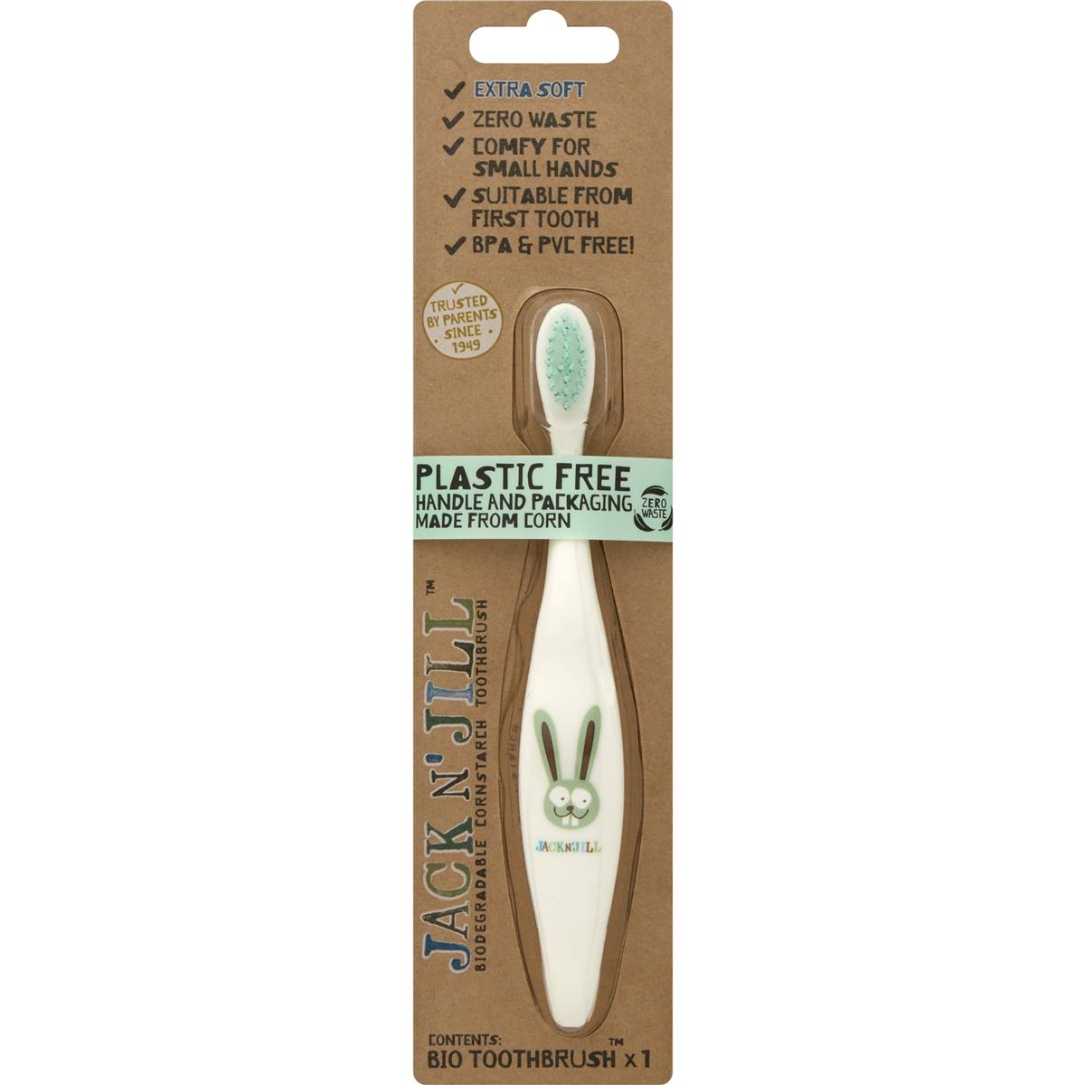 Jack N’ Jill Bio-toothbrush Bunny