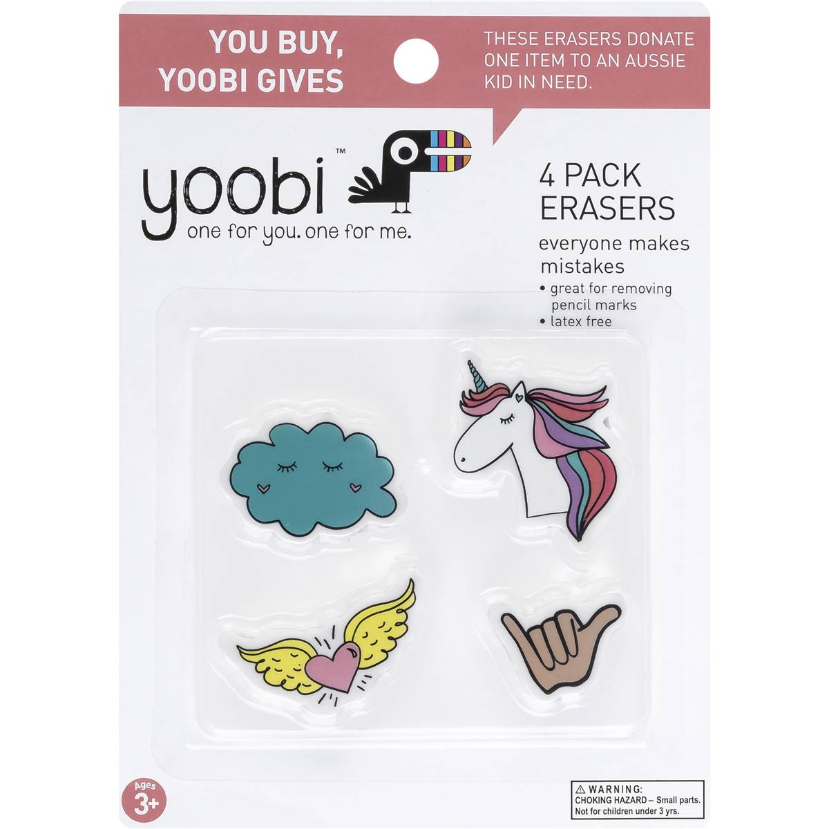 Yoobi Erasers
