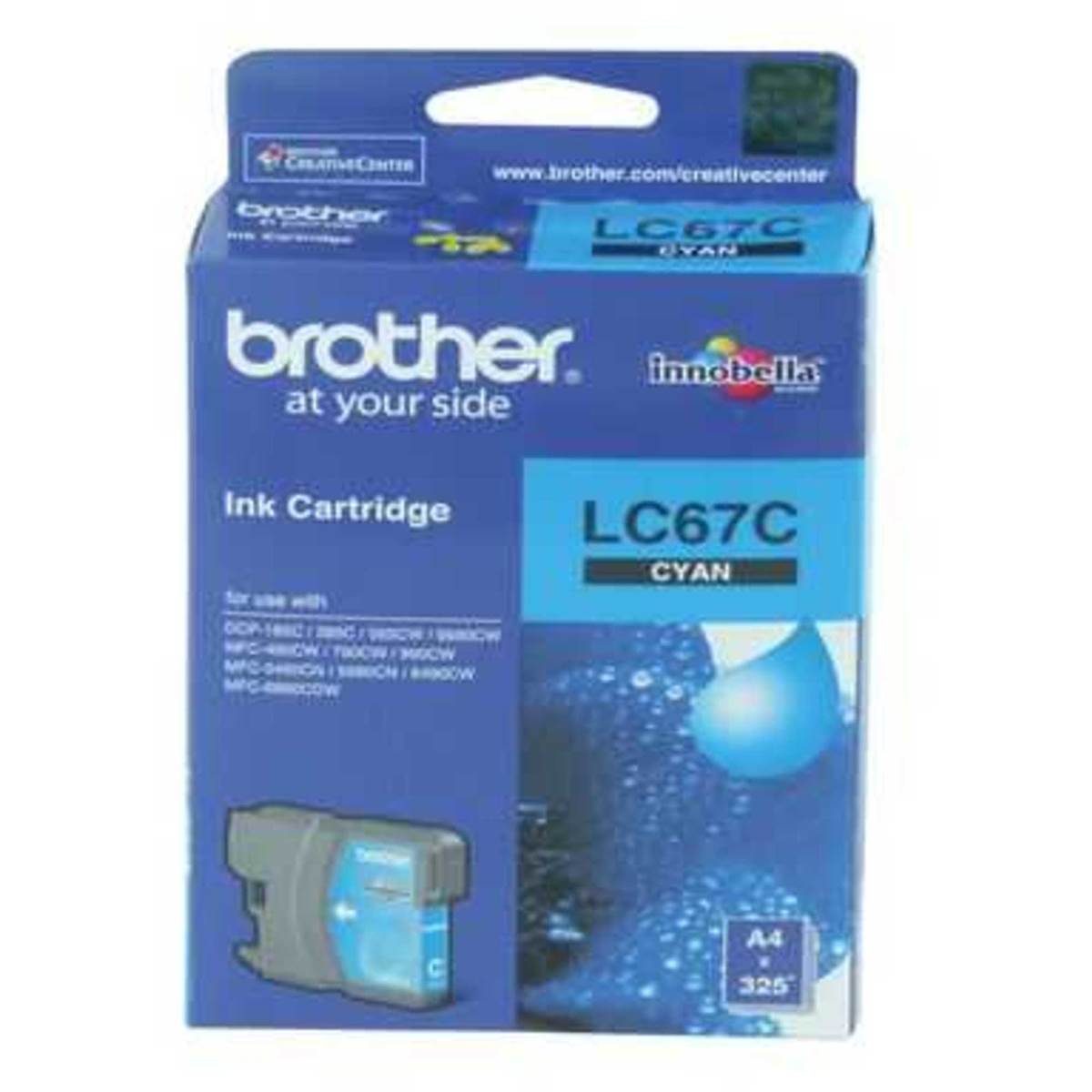 Brother Printer Ink Lc67c Cyan