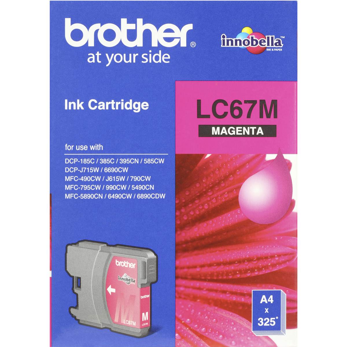 Brother Printer Ink Lc67m Magenta Each Woolworths