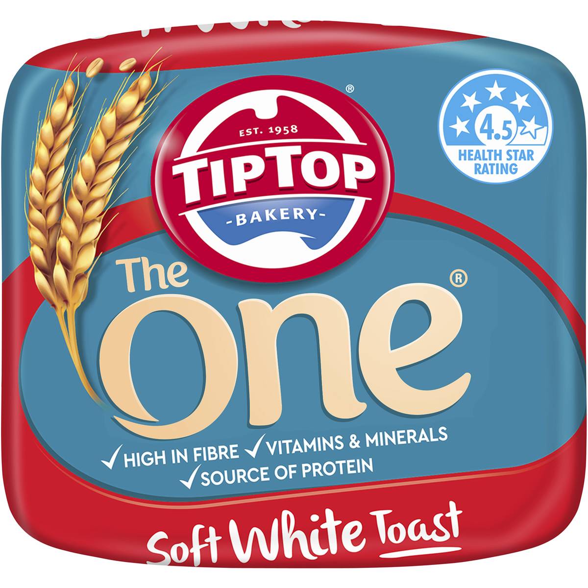 The One Tip Top Toast Bread White 700g Woolworths