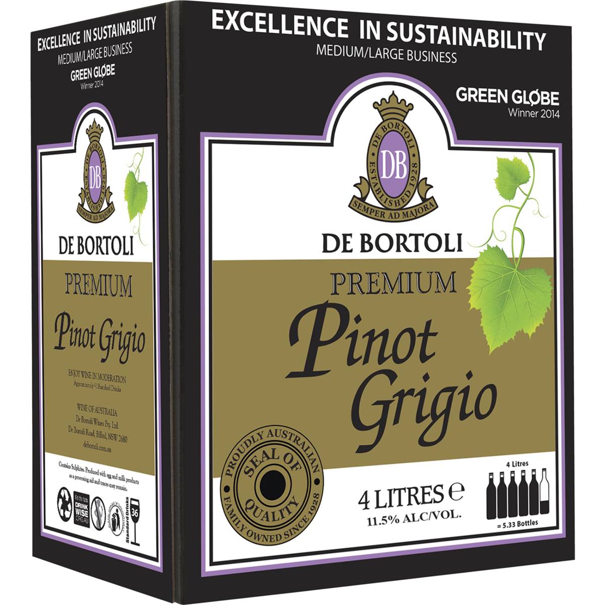 De Bortoli Premium Cask Wine Pinot Grigio