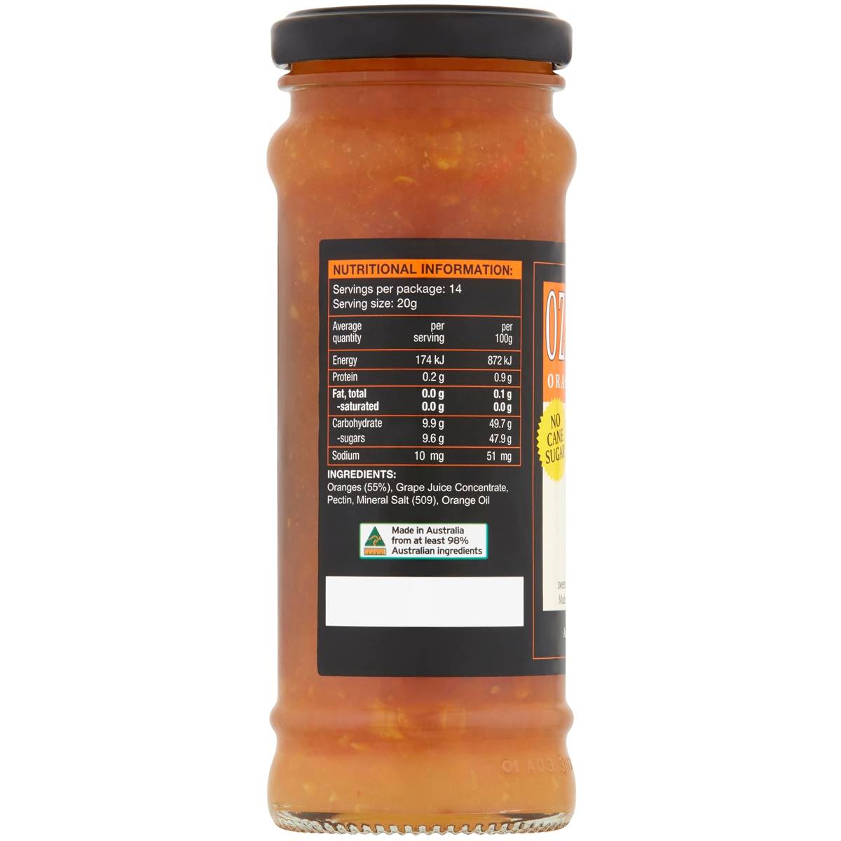 Ozespreads Orange Marmalade Jam Spread 285g Woolworths