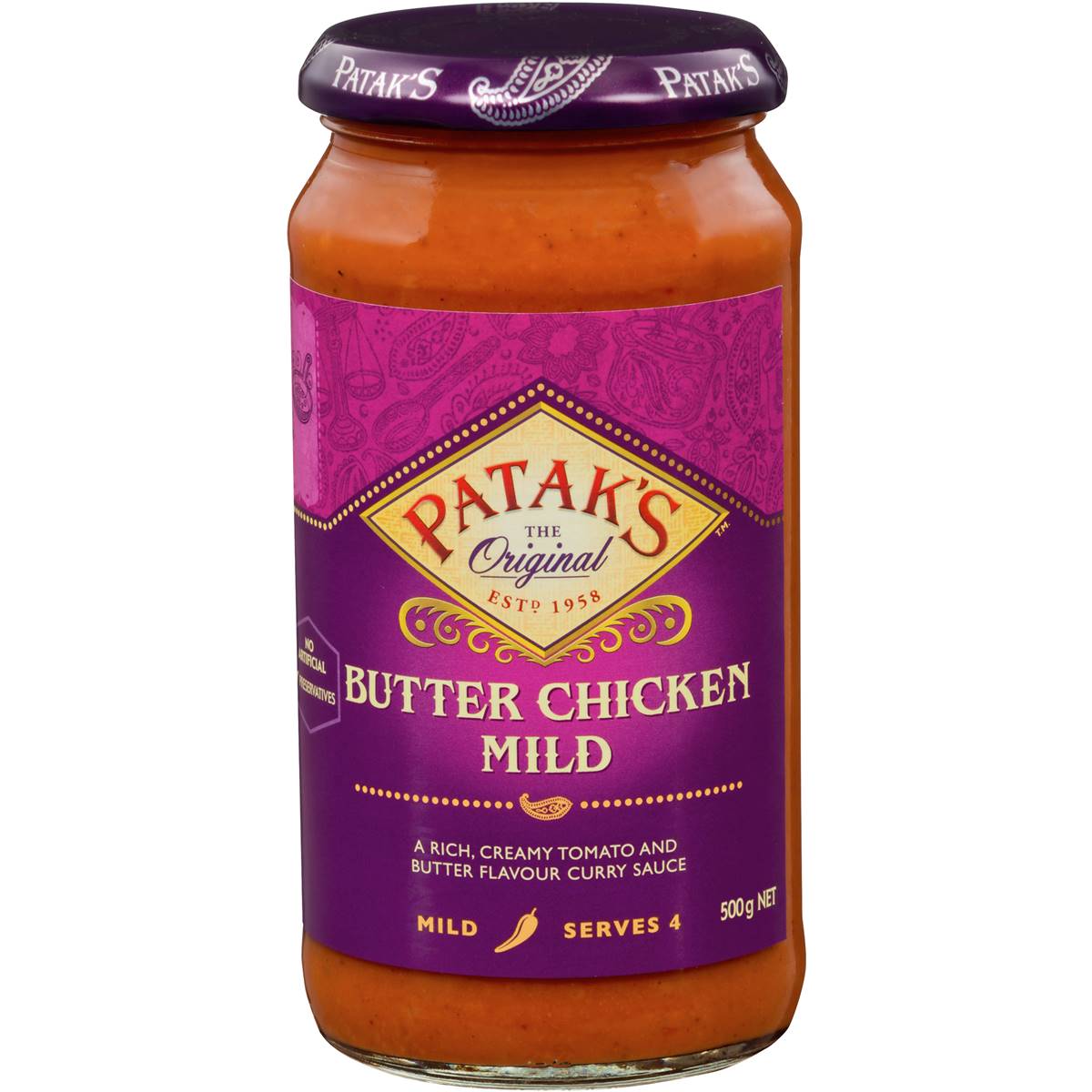 Patak's Simmer Sauce Butter Chicken 500g | Woolworths