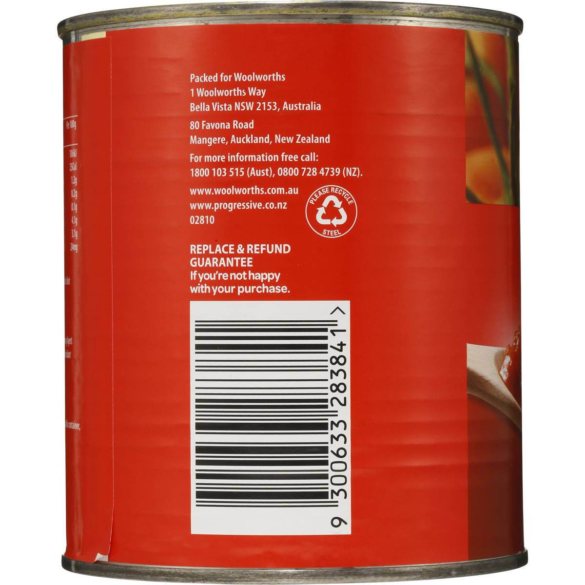 Woolworths Select Tomatoes Diced 800g Woolworths