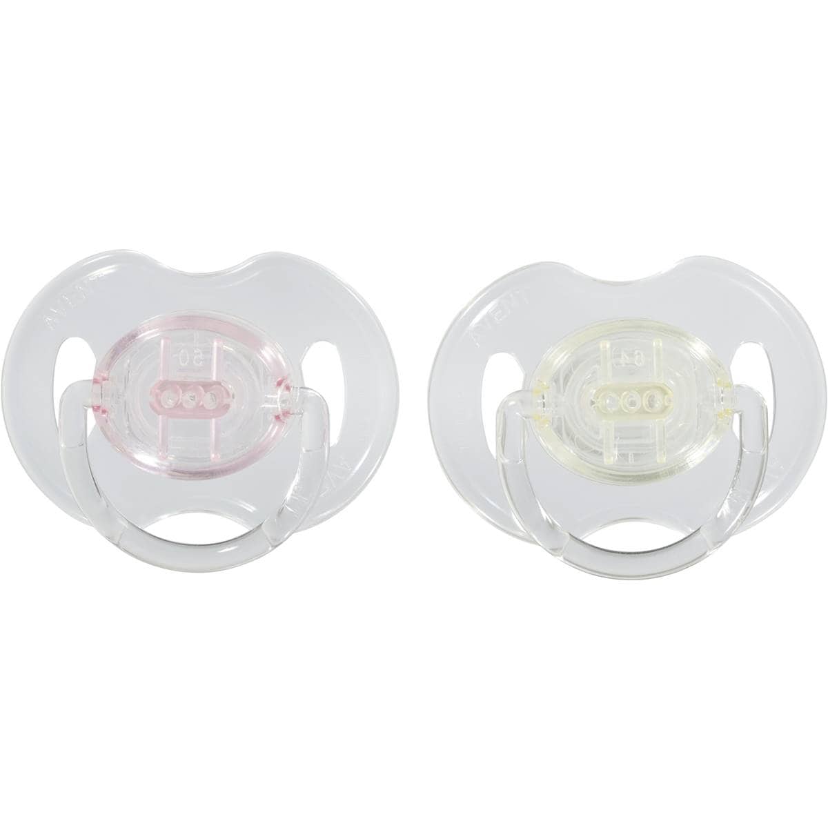 Philips Avent Avent Translucent Soother 06 Months Assorted 2 Pack