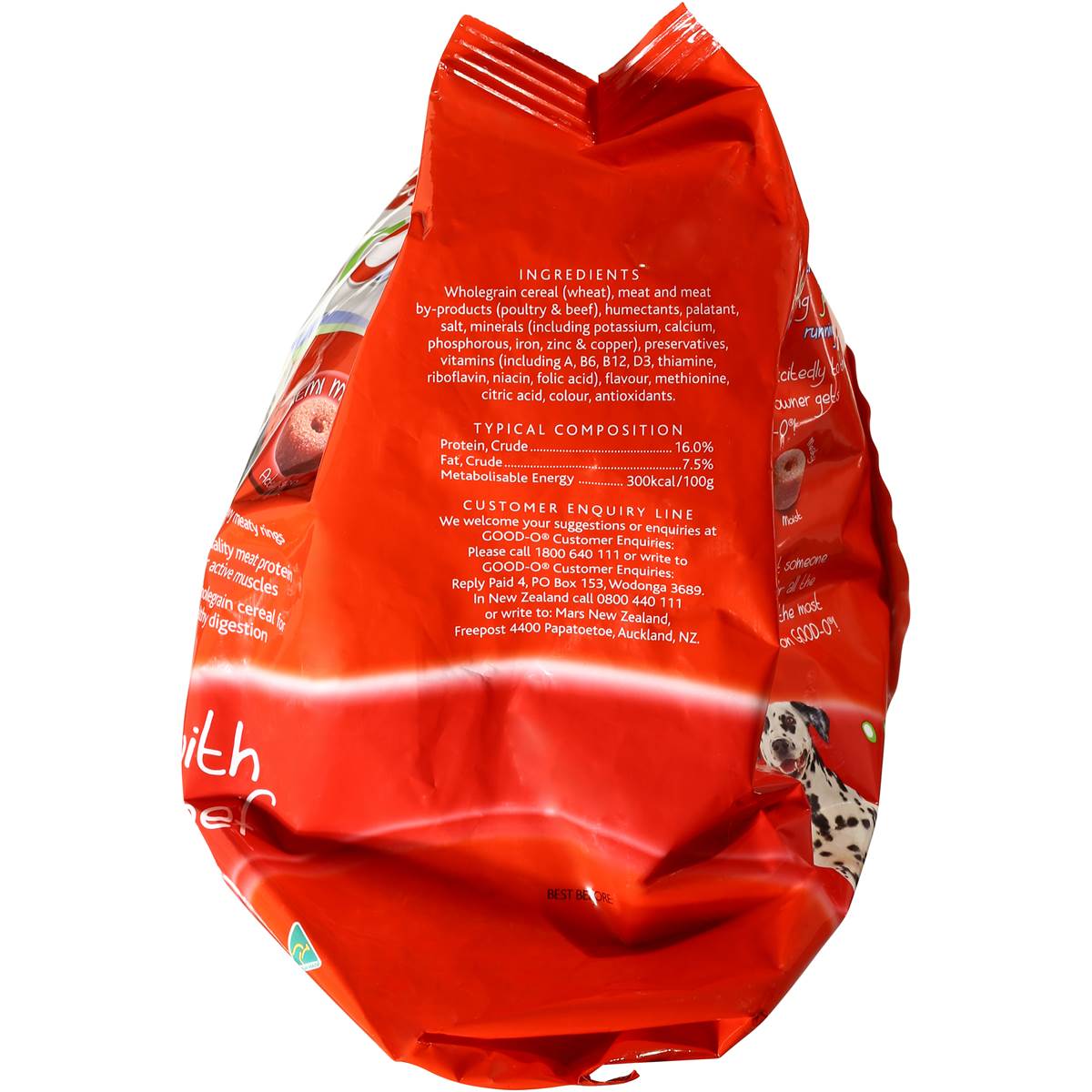 Goodo Adult Dog Food Beef 3kg Woolworths