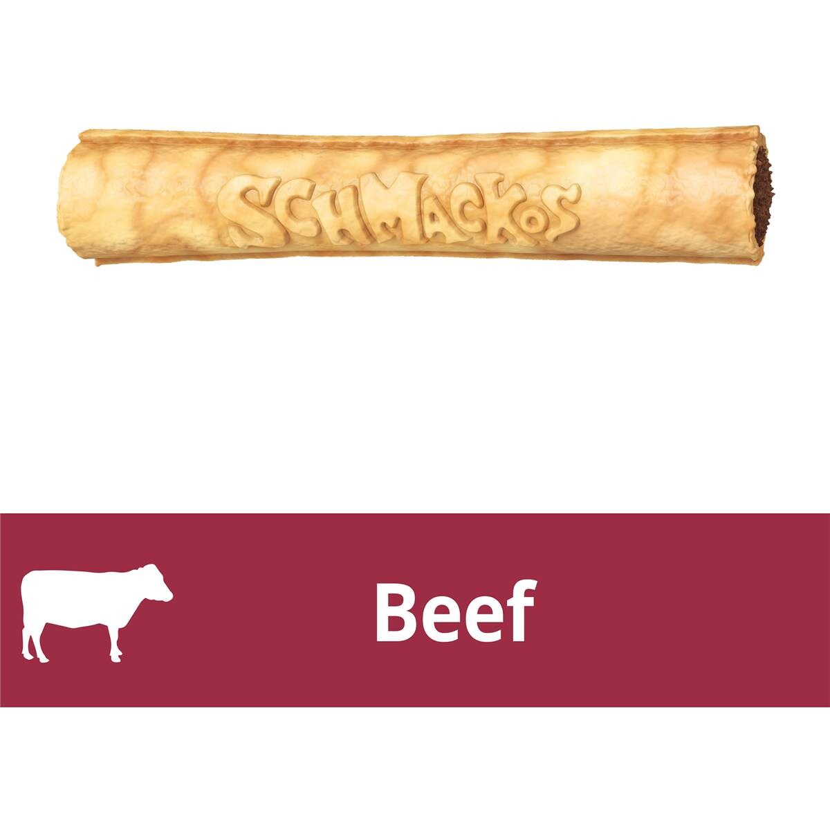 Schmackos Chomp N Chew With Beef Large Dog Treats 60g Woolworths