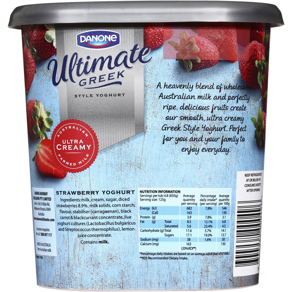 Danone Greek Yogurt Nutrition Facts Australia – Besto Blog