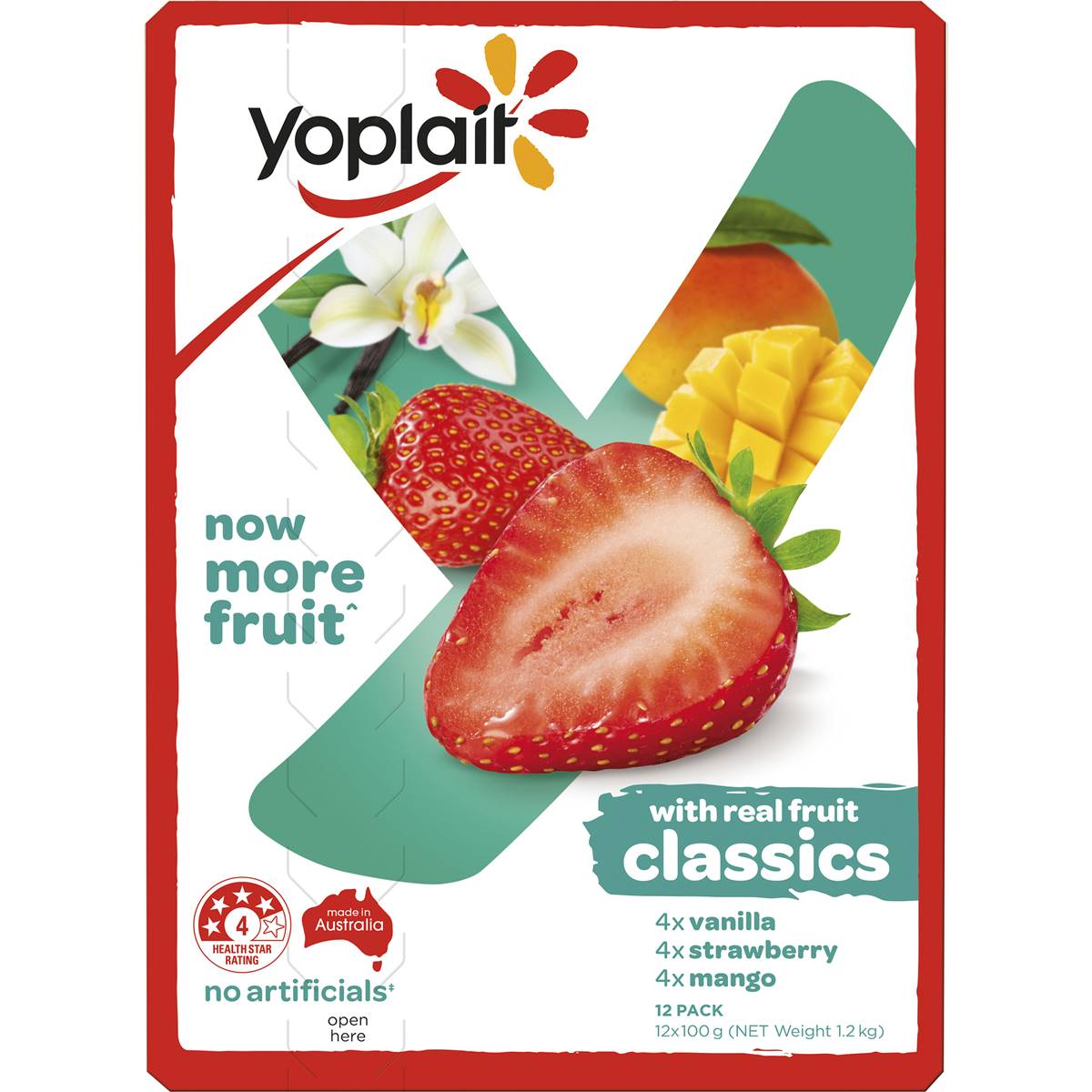 Yoplait Classics Yoghurt 12x100g Woolworths