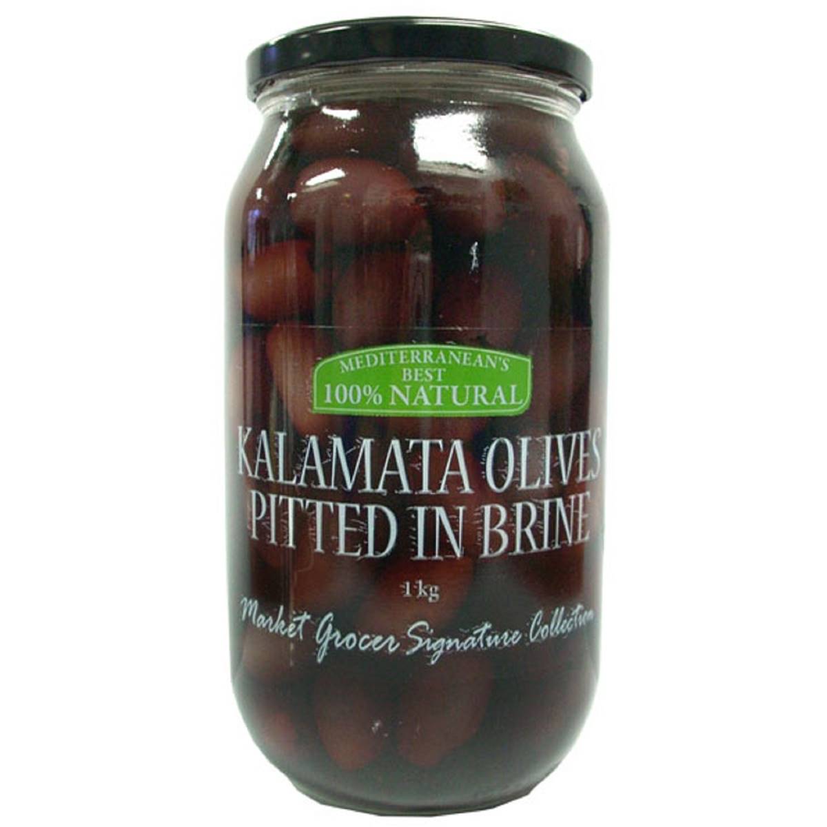 Tmg Kalamata Olives Pitted In Brine 1kg Woolworths
