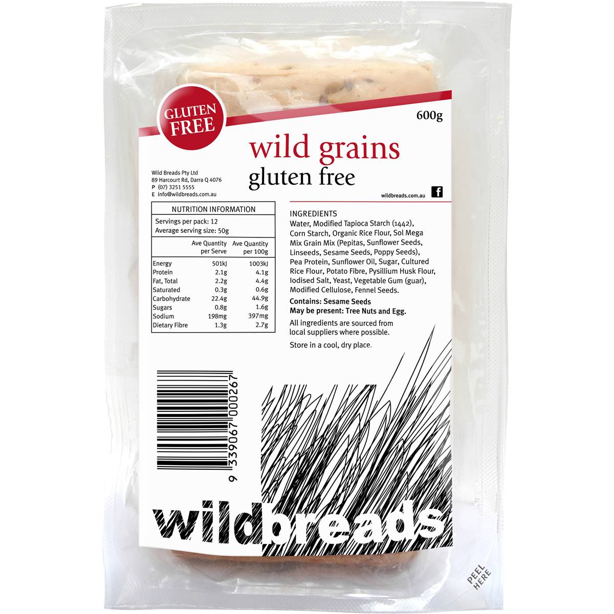 Wild Grain Gluten Free Sliced Bread