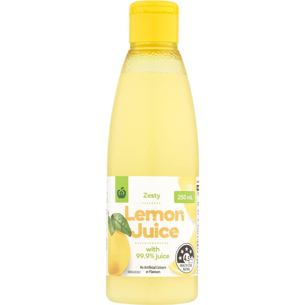 Woolworths Lemon Juice Bottle 250ml Woolworths