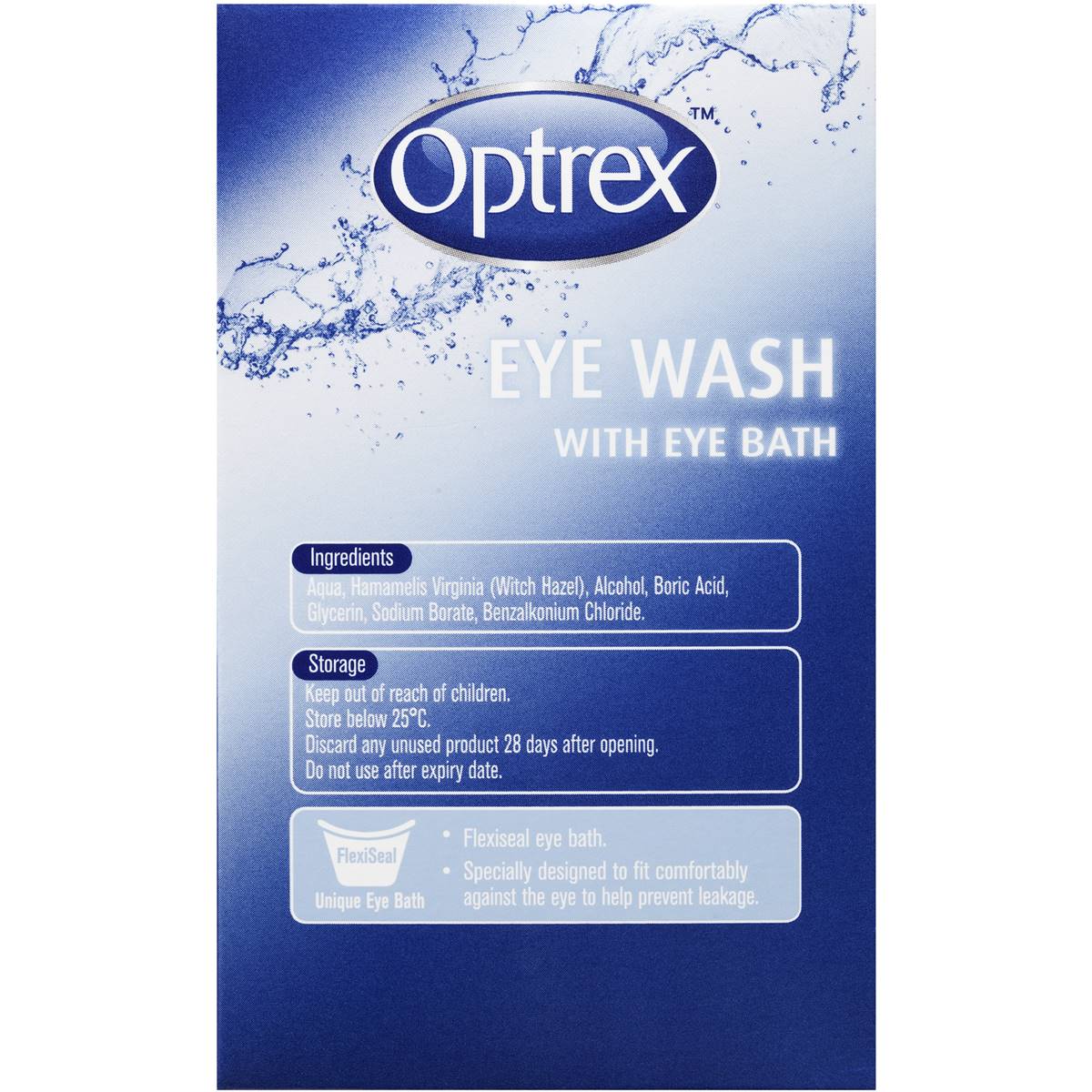 Optrex Fresh Eyes Wash 110ml Woolworths