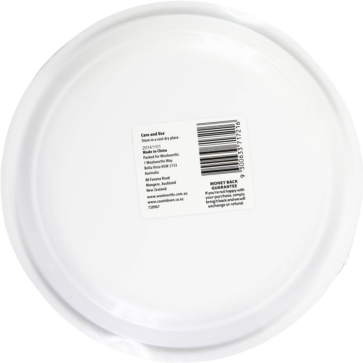 Woolworths Side Plates Party & Picnic 20 Pack Woolworths